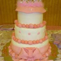 4Th Birthday Princess Cake I made this for my daughters 4th birthday party. This was my my first cake using fondant.not bad considering i was scared to death of the...