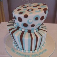 My First Topsy Turvy Cake This is my first ever Topsy Turvy cake which I made for my son's Christening. It was for 100 people so a very big cake. It was heart...