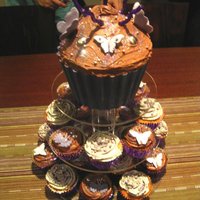 Giant Cupcake This is the first cake I have ever made. I have never been a baker at all and have had no previous experience but I love it so much and am...