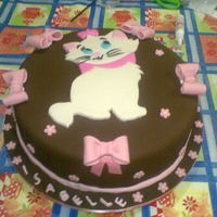 Marie's Chocolate Cake It's a chocolate cake from cover to filling