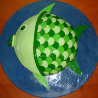 Fish This is my version of the goldfish cake found in the book Party Cakes by Lindy Smith