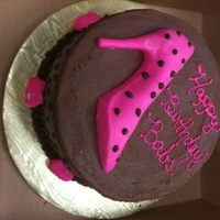 High Heel Iced in buttercream. Shoe and purses are candy melts.