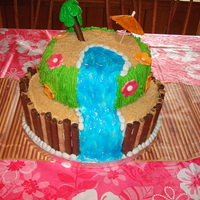 Luau Birthday Cake 