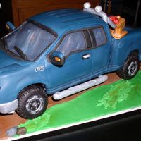 Ford F-150 My entry into the 2011 Connecticut Cake Competition. So that the looked as though it's on it's wheels not on a solid block, the...