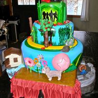 Wizard Of Oz This cake was created for the season closing of the North American tour of the Broadway production of The Wizard of Oz. Because it was for...