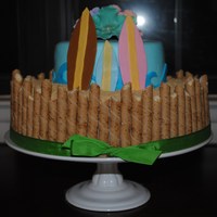 Hawaiian Baby Shower A cake I made for a couple's first baby. The dad was from Hawaii so that's the theme of the shower. Thanks to denette for the...