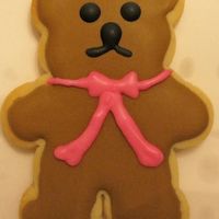 Bear Cookie I made these for the girls in DD's class