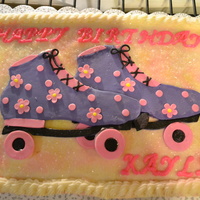 Roller Skating Cake 