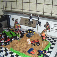 My Nephews Monster Truck Cake 