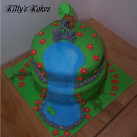 Rhino Cake The birthday boy (man actually lol) loves rhinos so he got a rhino/jungle themed cake. The cake is chocolate, chocolate filling with...