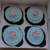 Blue Cupcakes chocolate cupcakes just for fun!