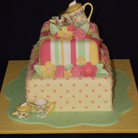 A Spring High Tea This was for a wedding anniversary, the theme of the party is a high tea and must have a spring feel. The cake is a fresh citrus mud cake (...