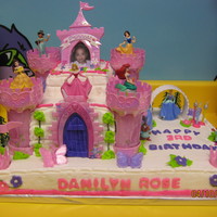 Disney Princess Castle Cake 