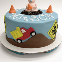 Construction Baby Shower Theme for this baby shower was "construction".