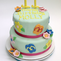 Pool Party Birthday This was a cake for an 11 year old's pool party birthday. All done in fondant.