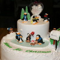 The Doggie's At Play A co-worker of my husband asked me to make a fun cake for Christmas. She has mini daschunds, so I thought this would be something that...