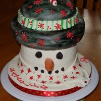 Happy Birthday Katelyn! This was a birthday cake for my daughter's friend. I have found that snowman cakes are very fun to make!