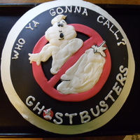Ghostbusters Birthday Cake 