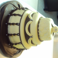 29Th Birthday chocolate cake with buttercream filling, covered on fondant!