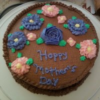 My First Cake Ever!! This is my very first cake ever, a week before my classes started! For my mother...not one crumb left anywhere :)