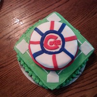 Cub's Father's Day Cake It didn't turn out nowhere near as good as I think I could have done. I left my big Cub's logo at work that I was going to trace...