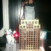 Ghostbusters Cake I made this cake for someone's birthday. The church was vegan lol "Nobody steps on a vegan church in my town!" The building...