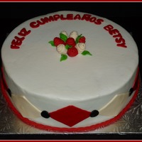 Rolled Roses Cake 