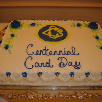 100Th Anniversary For The Club's Card Day All Buttercream.