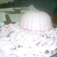 Jellyfish Cake This was a jellyfish cake made to look like a jelly fish in the movie Nemo for a school project.