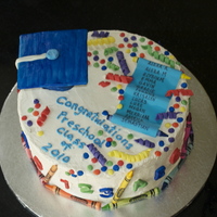 Preschool Graduation Cake 