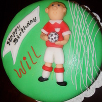 Soccer Themed Cake 