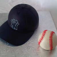 N.y. Yankee's Cap Ahh, i had a great time making this hat. Its was my first time and after i was done i just stared at it because i was so happy with it. :)...