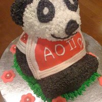 Sorority Panda Cake 