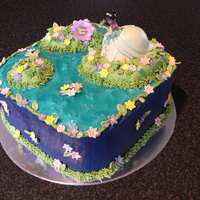 Princesss And The Frog Cake made for my daughter's 4th birthday. Jeff