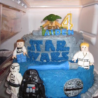 Star Wars This was my first attempt at making characters out of fondant! I have made animals but never something that had to replicate something...