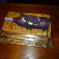 Wine Bottle In Crate All Buttercream