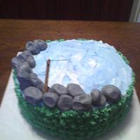 Fishing I did this for my dad who loves to fish. It was a last minute thing. All BC