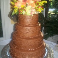 Chocolate Wedding Cake 