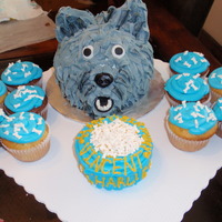 Dog Cake It was designed from the birthday boys dog.