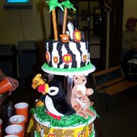 Zoo Safari Birthday I was so happy with the way this cake turned out. I was shooting for the Wilton Jungle Pals cake, but was totally intimidated by the...