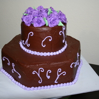 Purple Roses Modeling chocolate lavender roses