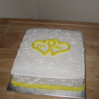 Simple Wedding Cake 
