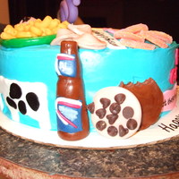 30Th Birthday Cake Everything my sister in law likes or reminds me of her. These are really fun cakes to make!