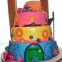 Alice In Wonderland Cake 