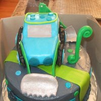 Backhoe Cake 