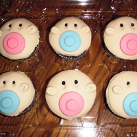 Baby Cupcakes! Baby cupcakes made for my son's teacher's baby shower. Chocolate, chocolate chip cupcakes with vanilla buttercream and...