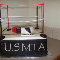 Usmta Boxing Ring Cake 