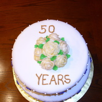 50Th Wedding Anniversary Cake 
