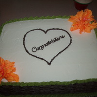 Basket Weave Wedding Sheet Cakes 