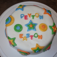 Just For Fun This is my first fondant cake. Its the 3D/wedding cake recipe with MMF. TFL.